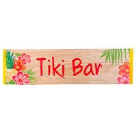 Tiki Bar Banner Fahne Dekoration Polyester 180x50