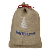 Winterzeit Jutesack Geschenkverpackung Weihnachten...