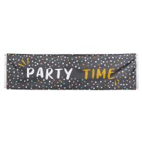 PARTYTIME Polyester Banner 180x50 cm