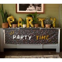 PARTYTIME Polyester Banner 180x50 cm