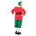 Weihnachten Elfe Wichtel rot grün mit Mütze Weihnachtswerkstatt Nikolaus Helfer