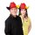 Deutschland schwarz rot gold Cowboyhut Fanartikel Hut