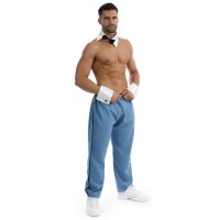 Sexy Stripper Hose stahlblau Striphose Junggesellenabschied