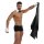 Stripperhose mit Klettverschluss für Gogo Tänzer in Schwarz M/L