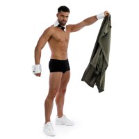 Sexy Stripperhose für den Junggesellenabschied: Militär-Look, Gummibund, seitliches Klettband
