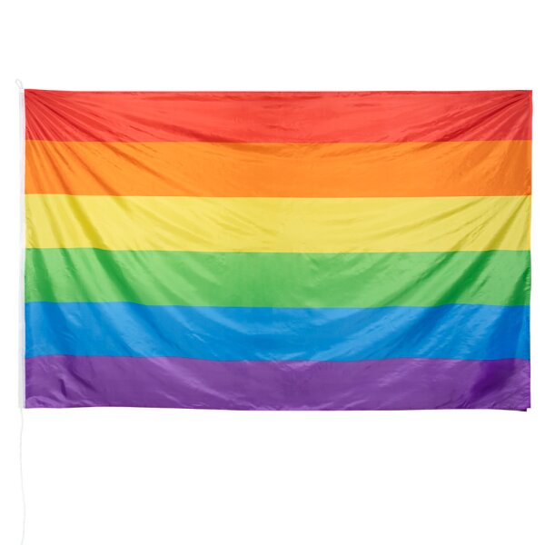 Große Regenbogenfahne 200x300 cm 100% Polyester LGBTQ-Unterstützung Pride-Paraden