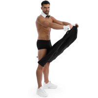 XL Stripper Hose Strip Zubehör Stripperhose mit Klettverschluß, schwarz Gogo
