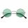 Partybrille rund grüne Gläser St. Patricks Day