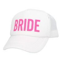 Braut Bride Mütze Kappe Kopfbedeckung Hochzeit JGA...