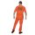 Sträfling Gefangener Kostüm orange 56