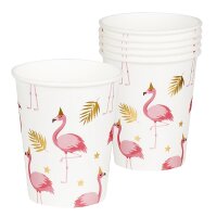 Flamingo Pappbecher 6er Set